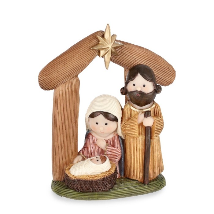 NATIVITA' JEM MARRONE CON STELLA H.15.8